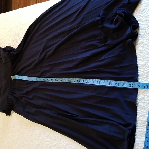 Suzi Chin for Maggy boutique size 6 navy blue dress - Picture 8 of 10